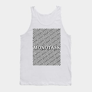 Check designer artwork by MONOTASK Tank Top